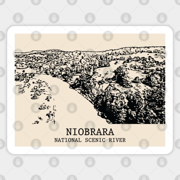 Niobrara National Scenic River Sticker by Lakeric